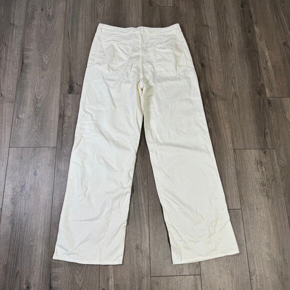 Madewell Low-Slung Baggy Jean WMNS SZ 28 White Vintage Airy Denim Edition NU020 - Picture 8 of 10